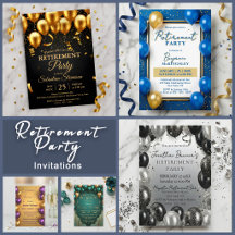 Retirement Party Invitations