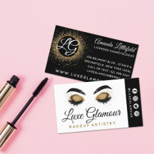 Luxe Glamour Lashes & Brows Business Collection