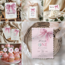 Diamond Pink Coquette Bow One