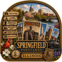 Springfield Illinois Postcards/Gifts
