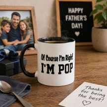 Funny Father's Day Coffee Mugs for Dad & Grandpa