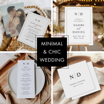  Minimal and Chic Wedding