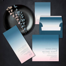 Mood Gradient Wedding Prussian Sky