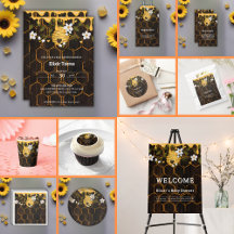 Rustic Beehive Honeybees Baby Shower 