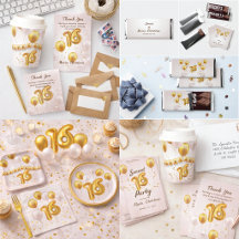 Golden Glow Sweet 16 Celebration