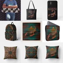 Scorpion King Scorpio Zodiac Designs 