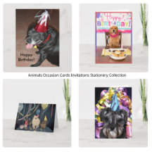 Animals Occasion Cards Invitations Stationery