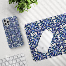 Blue Azulejo Portuguese Tiles Style 03 Collection