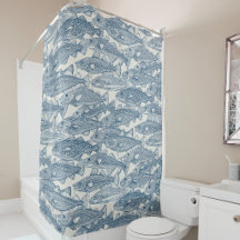 nature and animal shower curtains