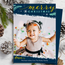 Gold Script Merry Christmas