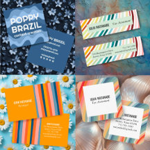 Minimalist Stripes Business Cards