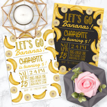 Let's Go Bananas First Birthday