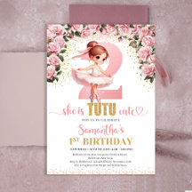 MIX - Tutu Dress Birthday Invitations