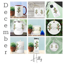 December Birth Month Flower Holly