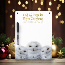 WWN Owl We Want for Christmas (Snowy Owls)