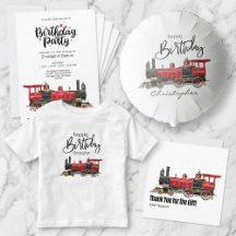 Classic Steam Locomotive Birthday Collection