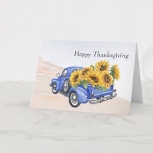 Thanksgiving Cards Strawflower