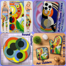 ABSTRACT ART - Various Products - Robert Delaunay