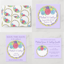 Floral Cake Wedding Bridal Shower Party Collection