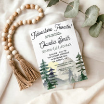 Adventure Awaits Mountain Baby Shower Collection