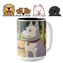 Cute Puppy Coffee Mug Art