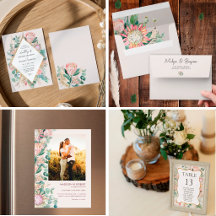 Eucalyptus Protea Pampas Grass Wedding
