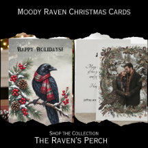 Moody Raven Christmas Cards
