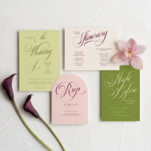 Pistachio & Orchid Garden Wedding Suite 