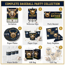 Baseball Birthday Party Supplies for for Kids