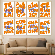 Bar Prints & Trendy Cocktail Gallery
