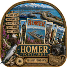Homer Alaska Postcards/Gifts