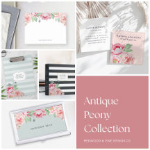 Antique Peony Business Collection