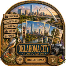 Oklahoma City Oklahoma Postcards/Gifts