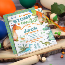 STOMP! CHOMP! Dinosaur Party Collection 🎉