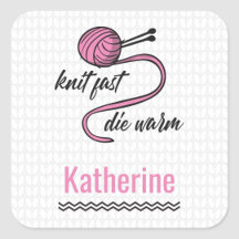 Pink Knit Fast, Die Warm