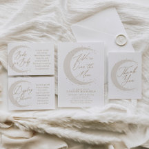 Neutral Over the Moon Baby Shower