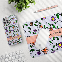 Colorfull flowers Blue, Orange Collection