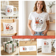 Tis The Season Merry And Bright Fun Santa Snowman
