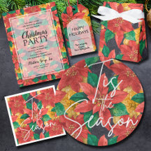BOLD POINSETTIAS CHRISTMAS COLLECTION