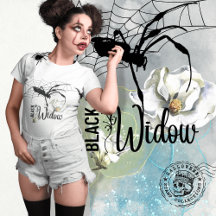Black Widow (Halloween Stamp Collection)