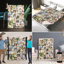 Photo Collages with Simple Multi Photo Grid Design
