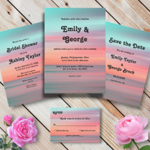 Elegant Romantic Sunset Seascape Beach Collection