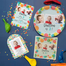 Photos and Polka Dots Birthday Collection