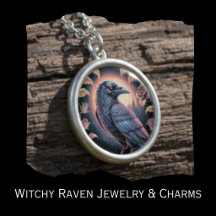 Witchy Raven Jewelry & Charms
