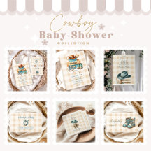 Little Cowboy Modern Western Rodeo Baby Shower