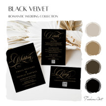 Black Velvet • Wedding Collection