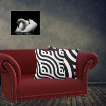 Photo Art Prints Meet Black And White Pillows