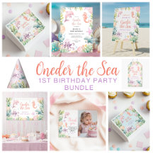 Oneder the Sea Girl 1st Birthday Party