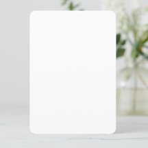 Custom Rounded Invitation Cards