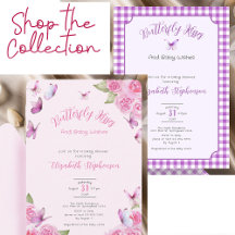 Butterfly Kisses and Baby Wishes Baby Shower